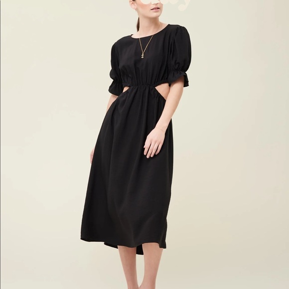 Someday studio black mila midi dress - Picture 2 of 5
